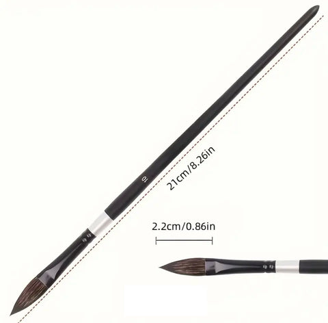Cats Tongue / Oval Wash Paintbrushes