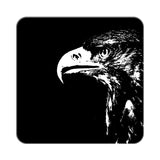Golden Eagle Portrait in Black and White