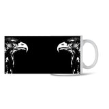 Golden Eagle Portrait in Black and White
