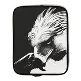 Phillipines Eagle Portrait in Black and White