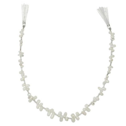 Rainbow Moonstone Graduated Irregular Plain Drops