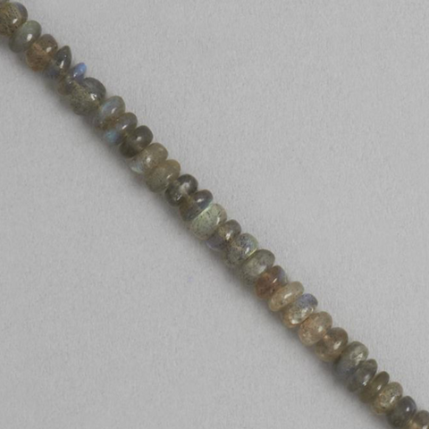 Labradorite Graduated Plain Rondelles