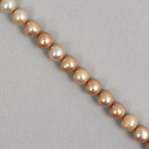 Freshwater Cultured Potato Pearl - Light Brown 8mm