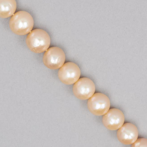Freshwater Cultured Potato Pearl - Peach 9mm