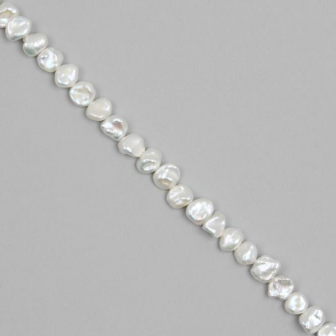 Freshwater Cultured Keshi Pearl - White