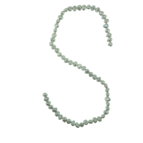Cultured Baroque Pearls - Light Grey