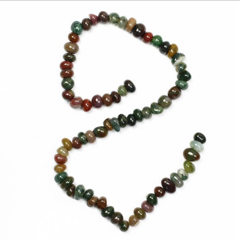 Fancy Jasper Centre Drilled Polished Nuggets