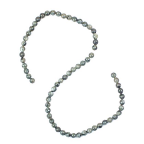 Larvikite Plain Rounds - 6mm