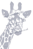 Giraffe Colouring Page
