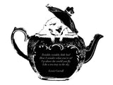 Dormouse in Teapot, Alice in Wonderland, Mad Hatters Tea Party
