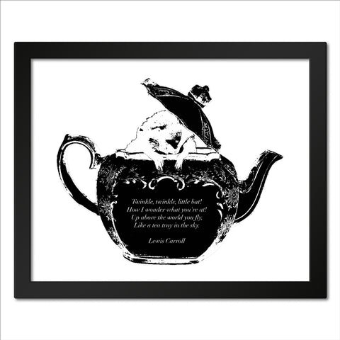 Dormouse in Teapot, Alice in Wonderland, Mad Hatters Tea Party