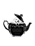 Dormouse in Teapot, Alice in Wonderland, Mad Hatters Tea Party