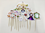 Snow White and the Seven Dwarfs Cake Topper