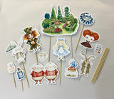 Alice’s Adventures in Wonderland Cake Topper
