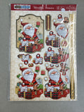 Hunkydory - Luxury Die Cut Decoupage Sheets - Festive Friends