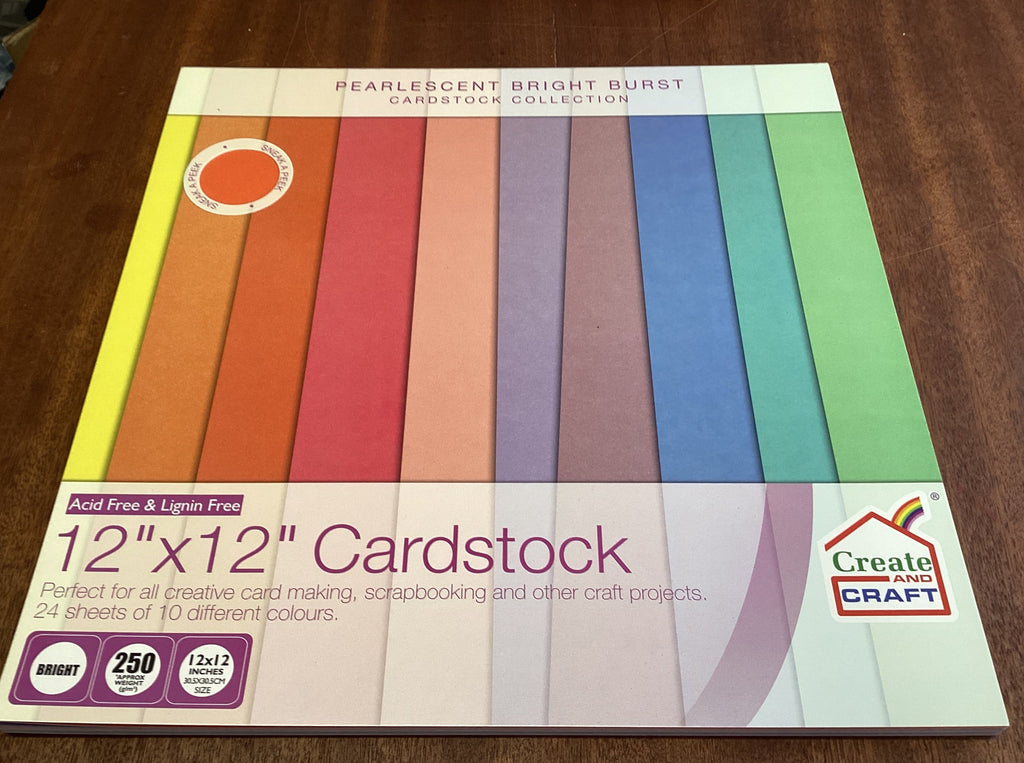 12 x 12 Cardstock