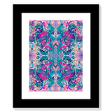 Abstract Pattern Pink and Turquoise