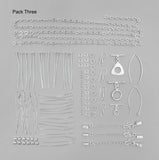 Jewellery Makers Essential Findings Packs - Silver