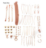 Jewellery Makers Essential Findings Packs - Rose Gold & Antique Bronze