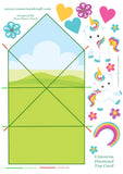 Rainbow Unicorn Digital Cardmaking Download Kit