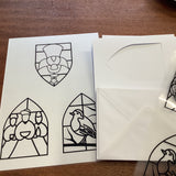 Glass Painting Card Kit