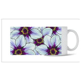 Flower Study in Blue and Purple - Clematis