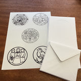 Glass Painting Card Kit