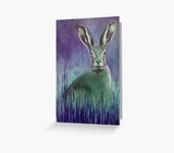 March Hare in Blue