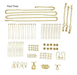 Jewellery Makers Essential Findings Packs - Gold