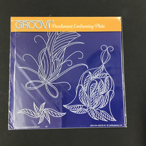 Groovi Parchment Embossing Plates A5
