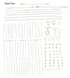 Jewellery Makers Essential Findings Packs - Silver