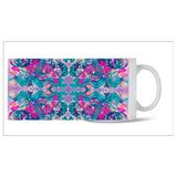 Abstract Pattern Pink and Turquoise