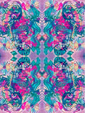 Abstract Pattern Pink and Turquoise