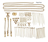 Jewellery Makers Essential Findings Packs - Rose Gold & Antique Bronze