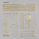 Jewellery Makers Essential Findings Packs - Gold