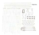 Jewellery Makers Essential Findings Packs - Silver