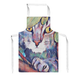 Grey Tabby Cat up in the Tree