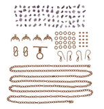 Gemstone and Silver Plated Copper Jewellery Making Kits