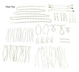 Jewellery Makers Essential Findings Packs - Silver