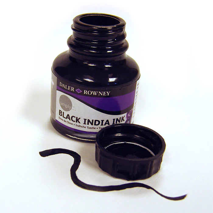 Daler Rowney Simply Black Indian Ink – Ross Art and Craft