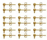 Plated Copper Earring Findings and Wine Glass Hoops