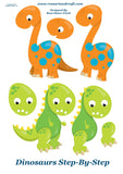 Dinosaurs Digital Cardmaking Download Kit
