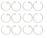 Plated Copper Earring Findings and Wine Glass Hoops