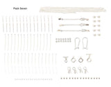 Jewellery Makers Essential Findings Packs - Silver