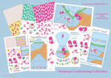 Flamingo Digital Cardmaking Download Kit