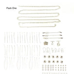 Jewellery Makers Essential Findings Packs - Silver