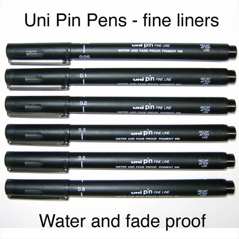 Uni Pin Fine Liner Pens