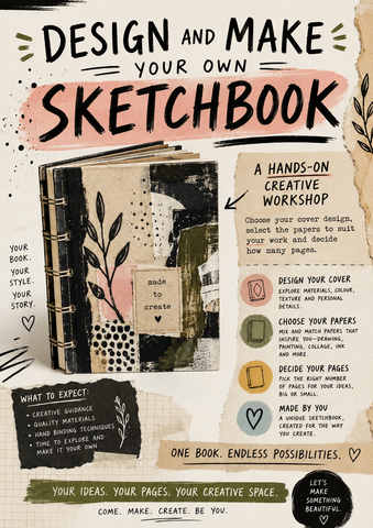 Design and Make Your Own A4 Sketchbook