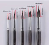 Two Layer Liner Paintbrushes