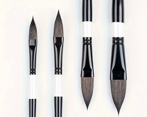 Cats Tongue / Oval Wash Paintbrushes